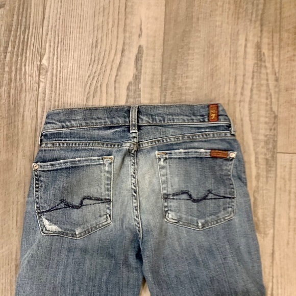 7 for All Mankind Bootcut distressed jeans 27 - Picture 10 of 10